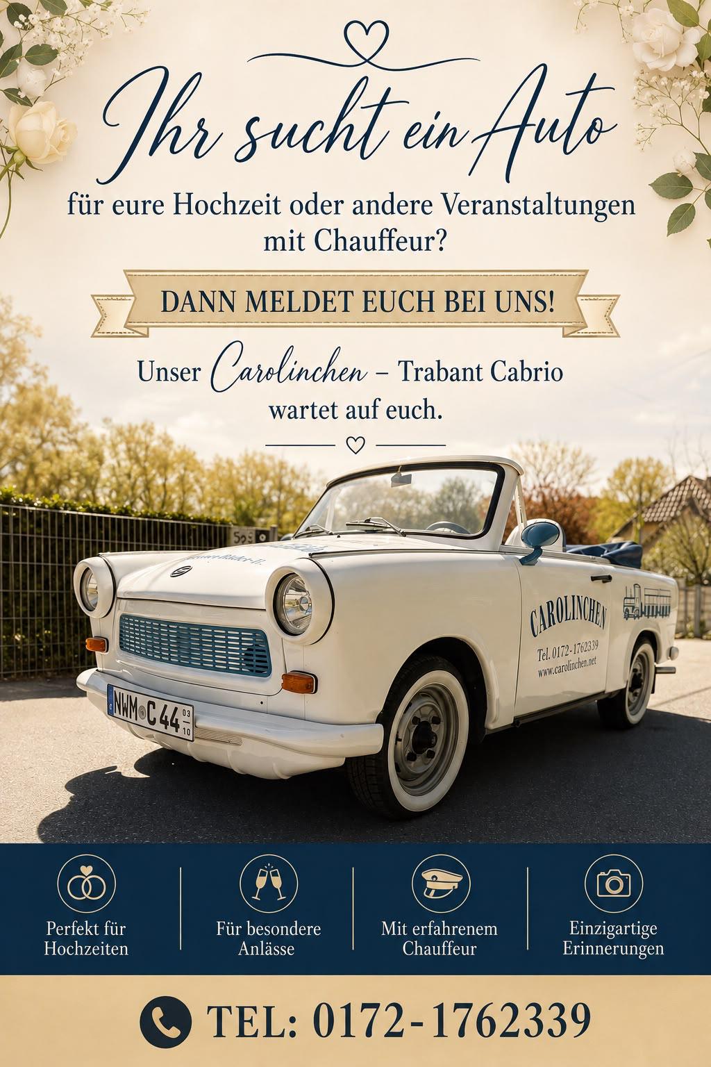 Hochzeits-Trabbi Carolinchen